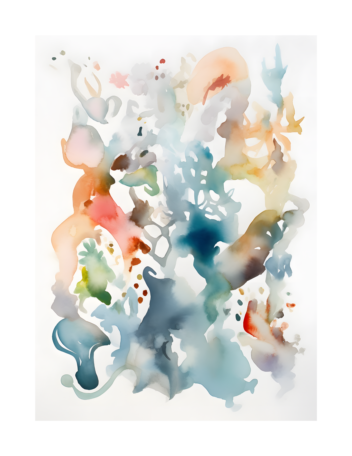 Ocean Depths Unveiled: An Inverse Adult Coloring Book for Mindfulness and Stress Relief