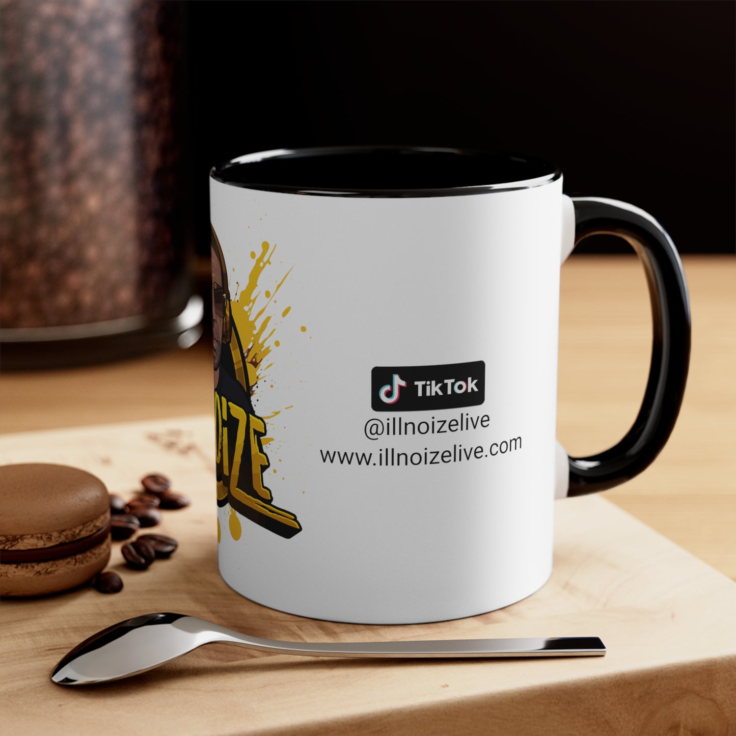 ILLNoize Logo Accent Coffee Mug, 11oz