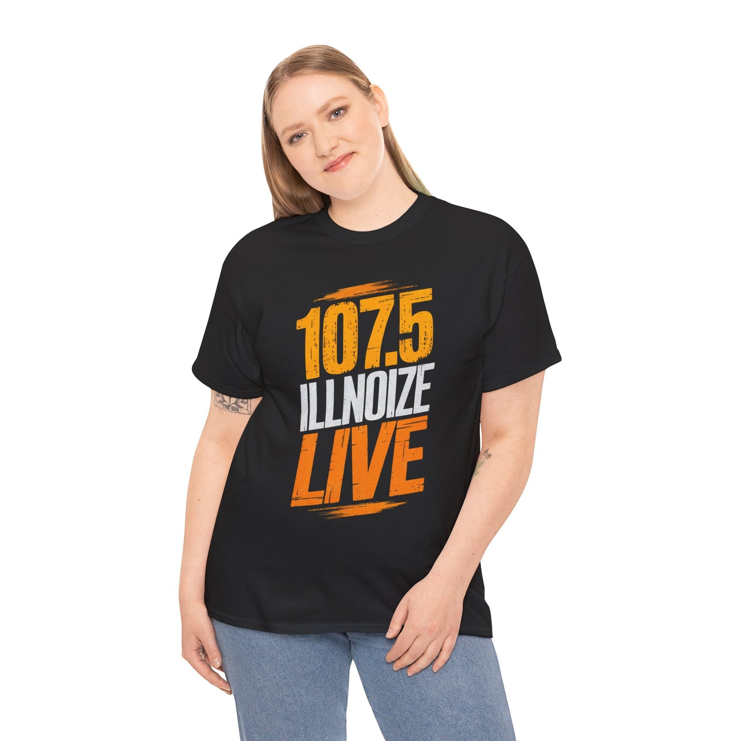 107.5 ILLNoize Live - Unisex Heavy Cotton Tee – Premium Comfort & Style