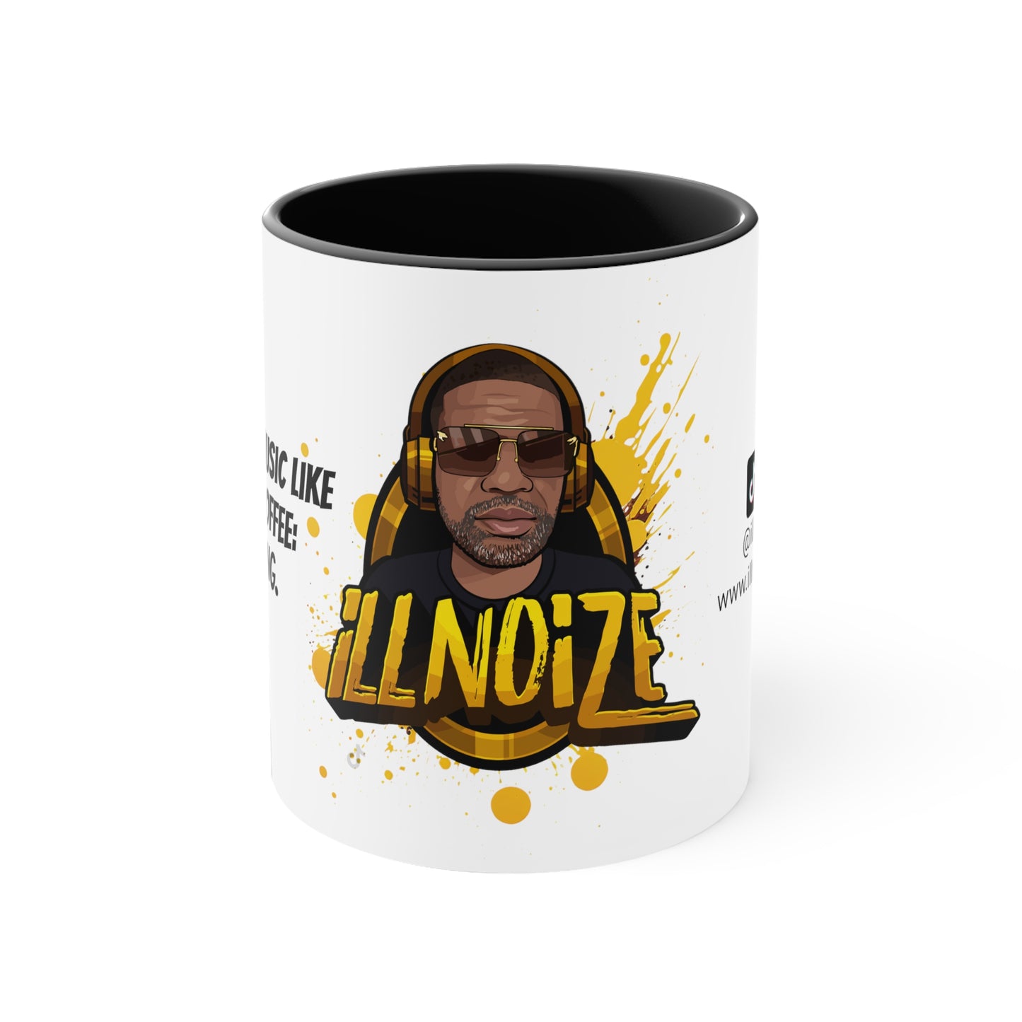 ILLNoize Logo Accent Coffee Mug, 11oz