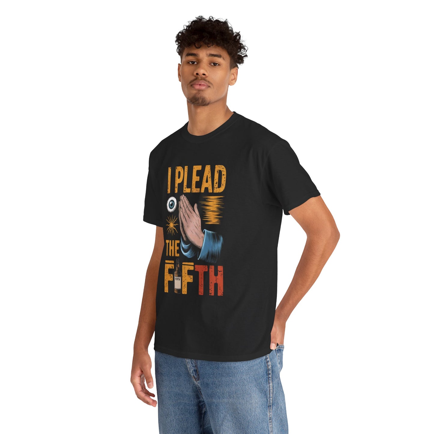 "I Plead the Fifth" - Unisex Heavy Cotton Tee