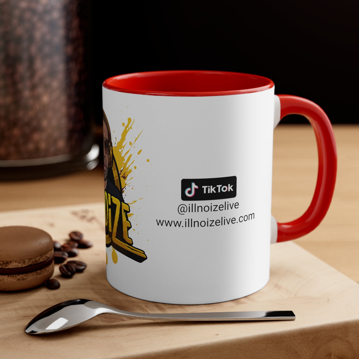 ILLNoize Logo Accent Coffee Mug, 11oz