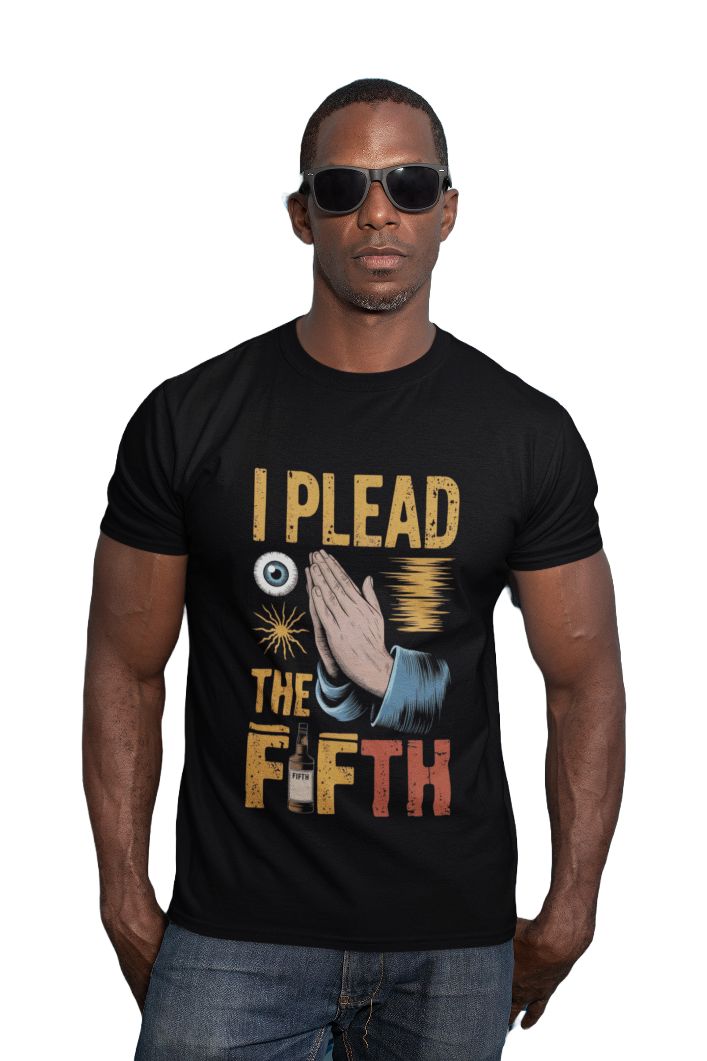 "I Plead the Fifth" - Unisex Heavy Cotton Tee